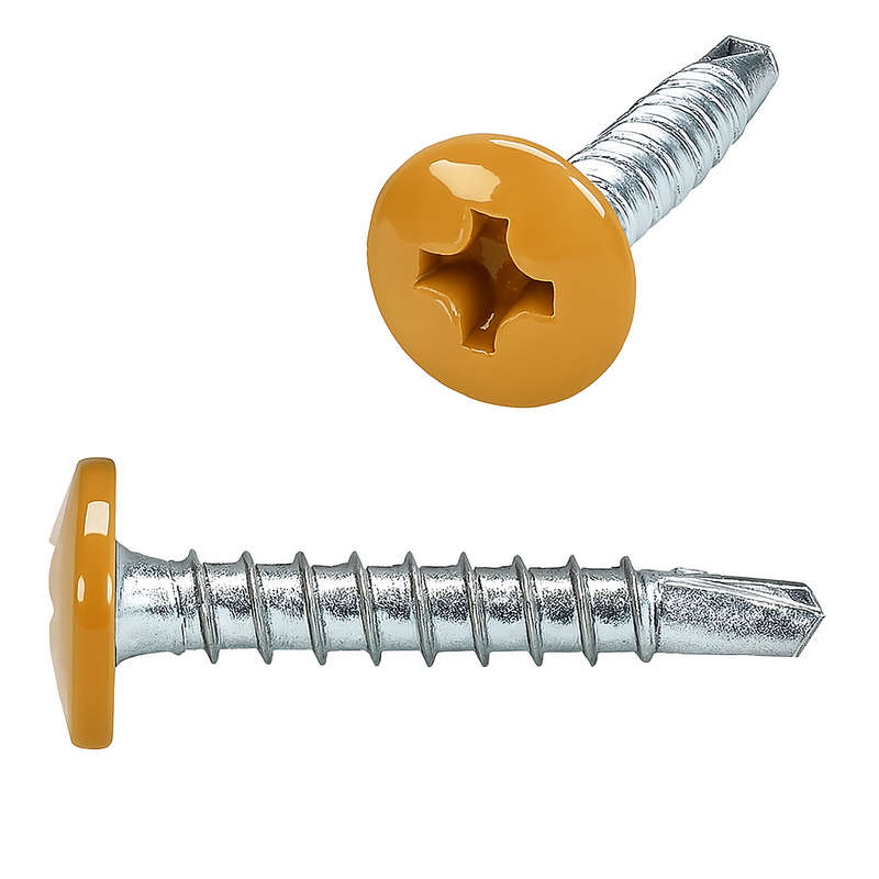 8T187TPM0Z/P142/08TAN 8-18 X 1 7/8 PH MOD TRUSS SDS ZINC PER PRINT #142 PT. #08 TAN ("GLOSSY")